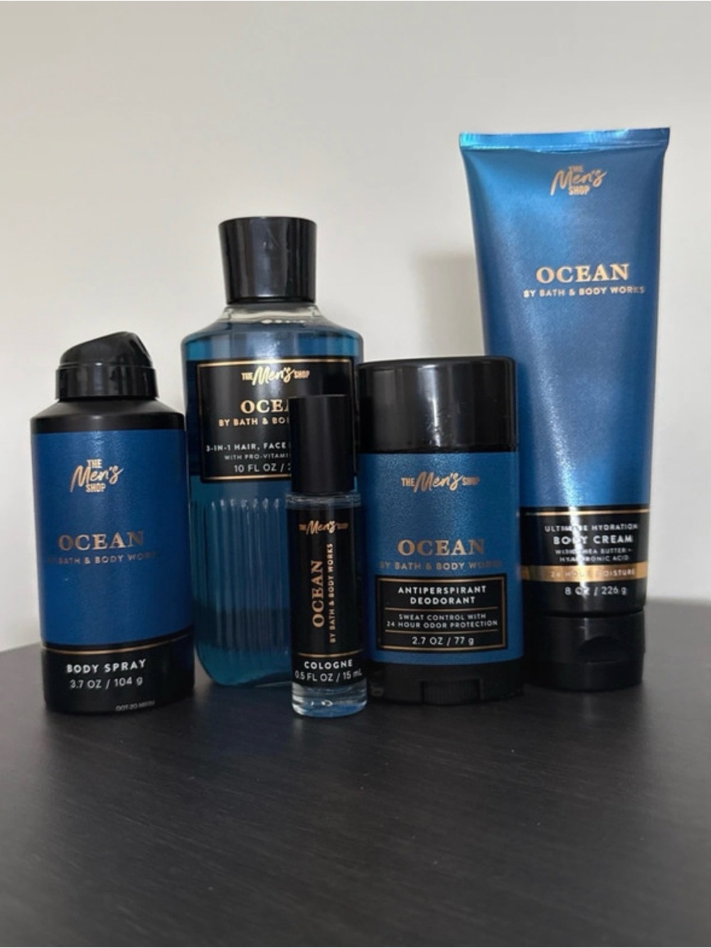 NWT Gift wrapped Ocean Men’s Grooming Set -